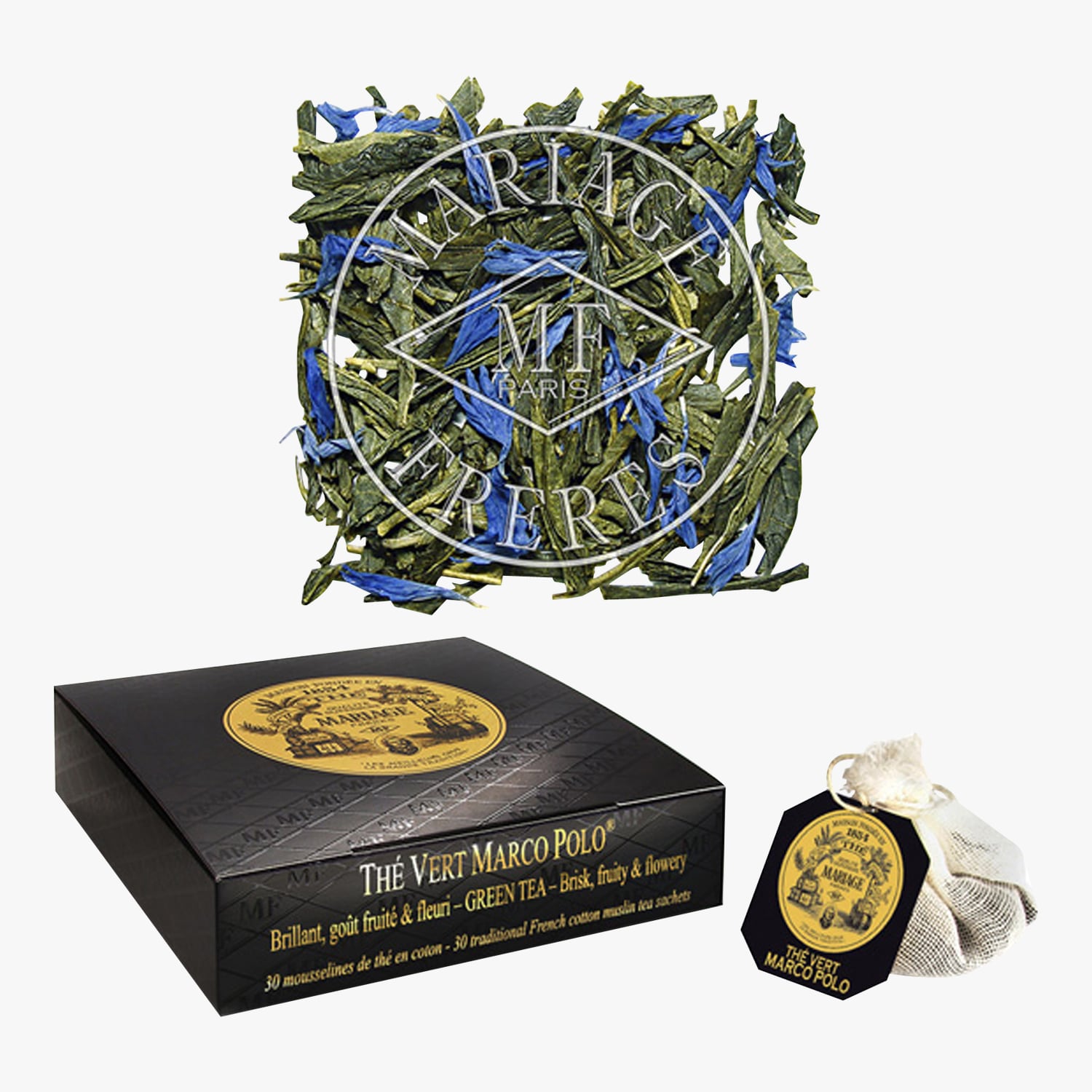 Marco Polo green tea, 30 sachets - Mariage Frères | La Grande Épicerie