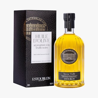 Huile d'olive aromatisée à la truffe noire - Préparation culinaire Château d'Estoublon