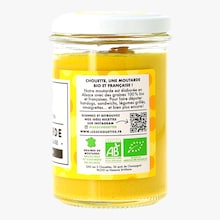 Moutarde bio et française fine et douce Les 3 chouettes