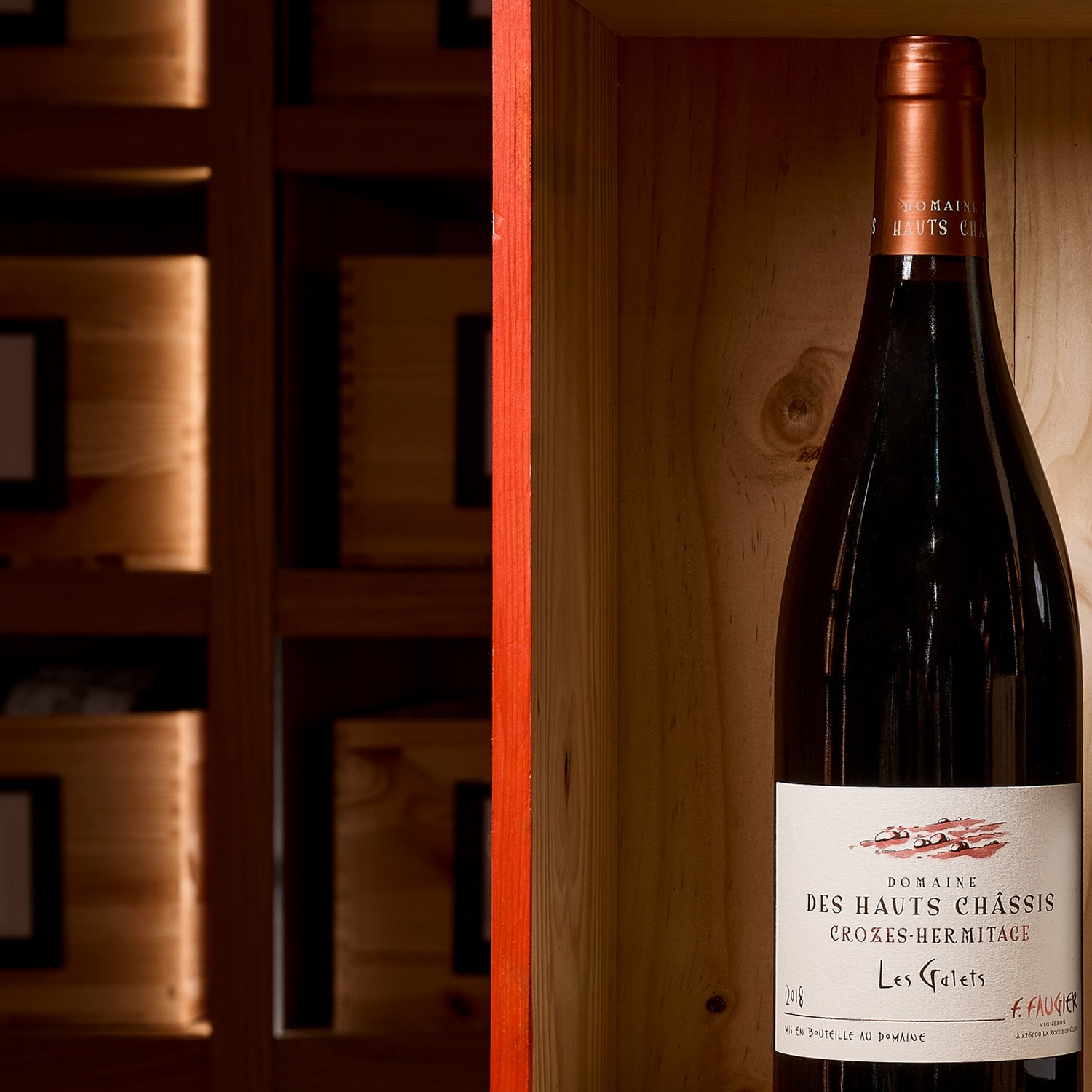 Domaine des Hauts Châssis, Les galets, AOP Crozes-Hermitage, 2018, biologique Domaine des Hauts Châssis