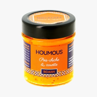 Houmous, pois chiche et carotte Bidaian