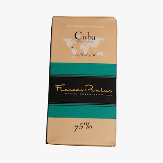 Tablette  de chocolat Cuba 75% François Pralus