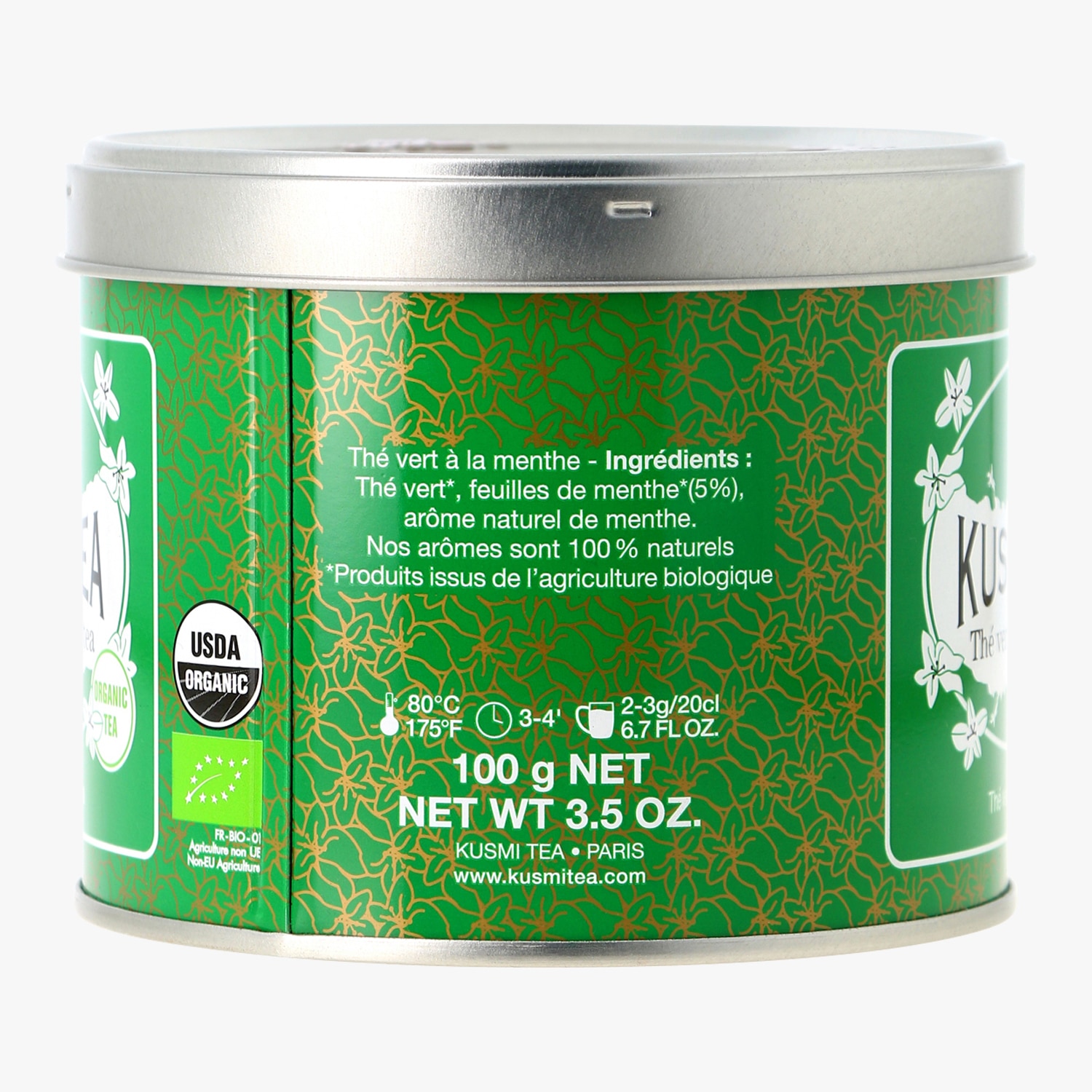 Thé vert à la menthe - Kusmi Tea