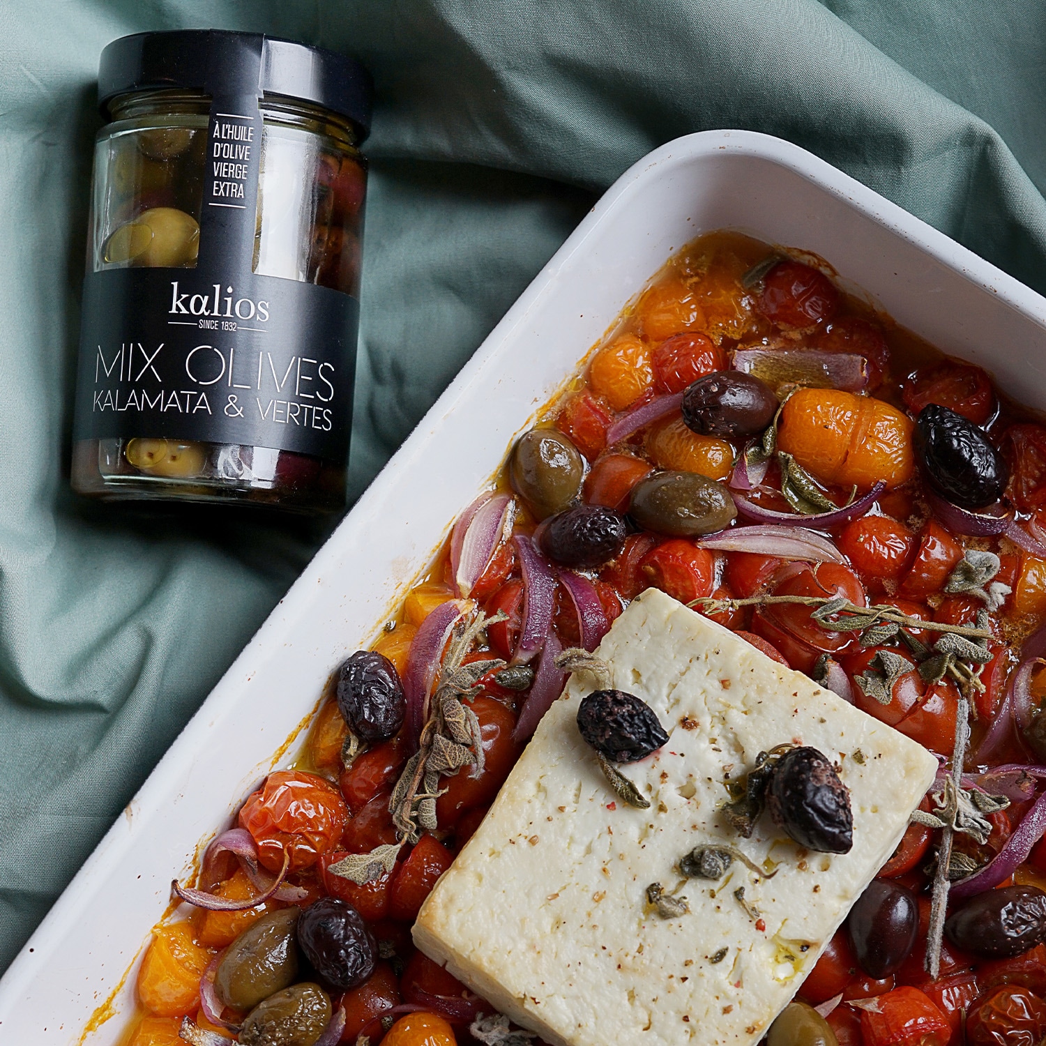 Mix olives kalamata & vertes Kalios