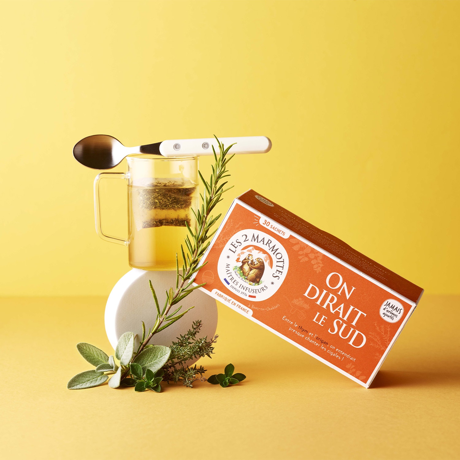 Infusion On Dirait le Sud, thym et origan Les 2 Marmottes