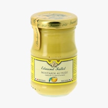 Moutarde au jus de yuzu fabriqu&eacute;e &agrave; la meule de pierre Edmond Fallot