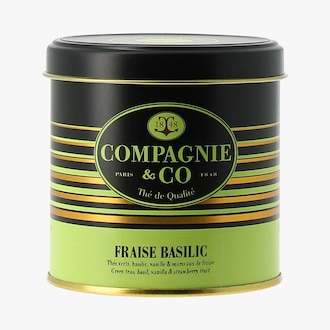Thés verts - fraise basilic Compagnie & Co