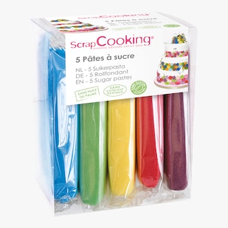 Pâtes à sucre colorées ScrapCooking