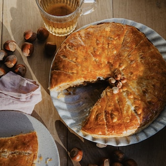 Galette des rois à la noisette et zestes de citron null