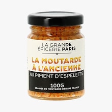 La moutarde à l'ancienne au piment d'Espelette La Grande Épicerie de Paris