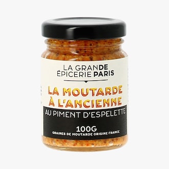 La moutarde à l'ancienne au piment d'Espelette La Grande Épicerie de Paris