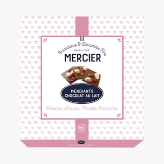Mendiants chocolat au lait Maison Mercier