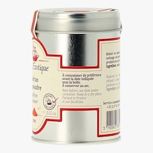 Safran rouge d'Iran en poudre Terre Exotique