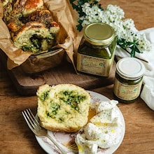 Pesto &agrave; la g&eacute;noise avec basilic Basilico Genovese DOP La Favorita
