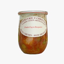 Poulet façon basquaise Conserverie Saint Christophe