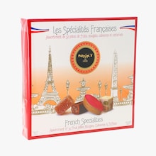 Les spécialités françaises - Assortiment de 32 pâtes de fruits, nougats, calissons et caramels Maxim’s de Paris