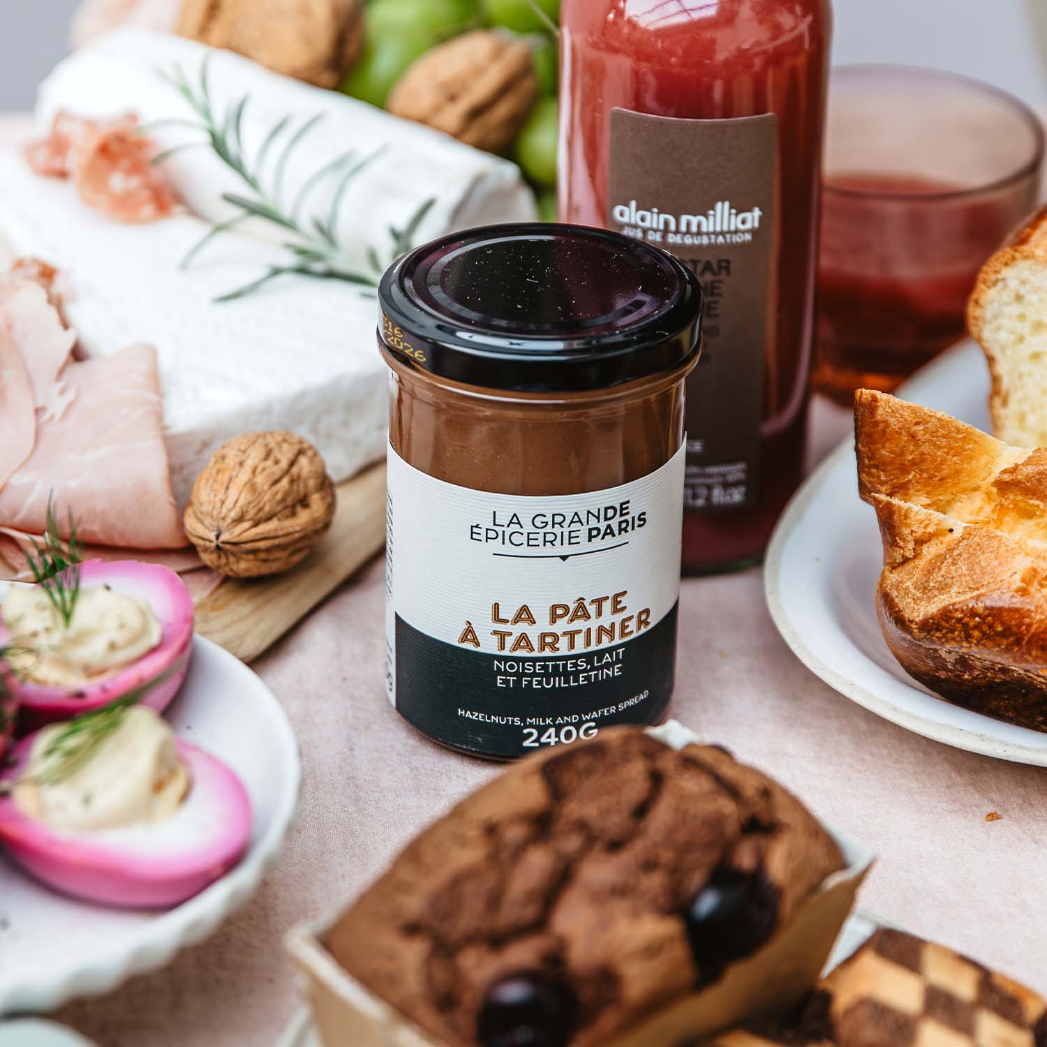 P&acirc;te &agrave; tartiner noisette, lait et feuilletine La Grande &Eacute;picerie de Paris