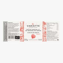 Sauce tomate bio de variété ancienne type cœur de bœuf Variette