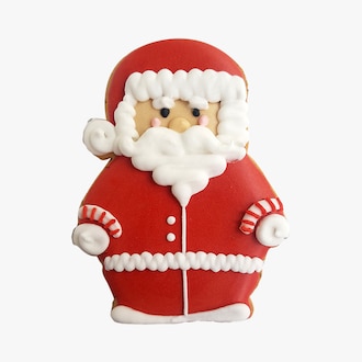 Biscuit avec glaçage Grand père Noël Fabulous Biscuits