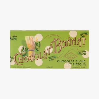 Tablette de chocolat blanc et matcha Bonnat