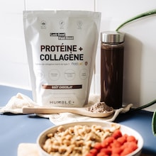 Protéine+ avec des peptides de collagène marin de type I - Saveur chocolat Humble +