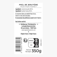 Miel de bruyère La Grande Épicerie de Paris