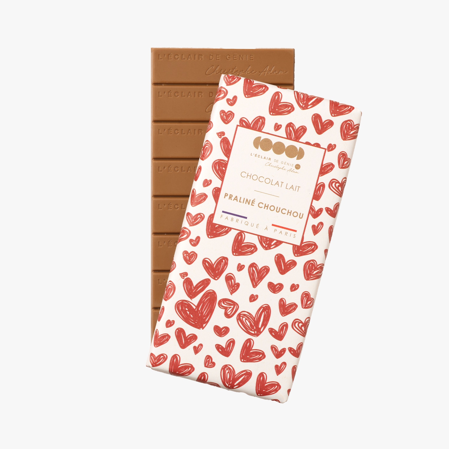 Tablette chocolat au lait - Praliné chouchou L'Éclair de Génie