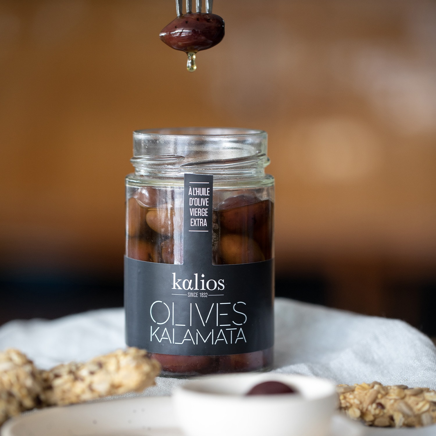 Olives kalamata à l’huile d’olive vierge extra Kalios