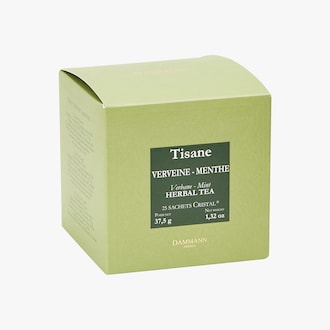 Tisane Verveine Menthe - Boîte de 25 sachets Dammann Frères