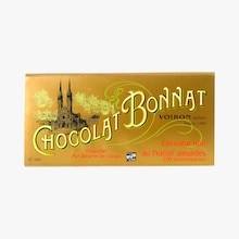 Tablette Chocolat noir au praliné amandes Bonnat