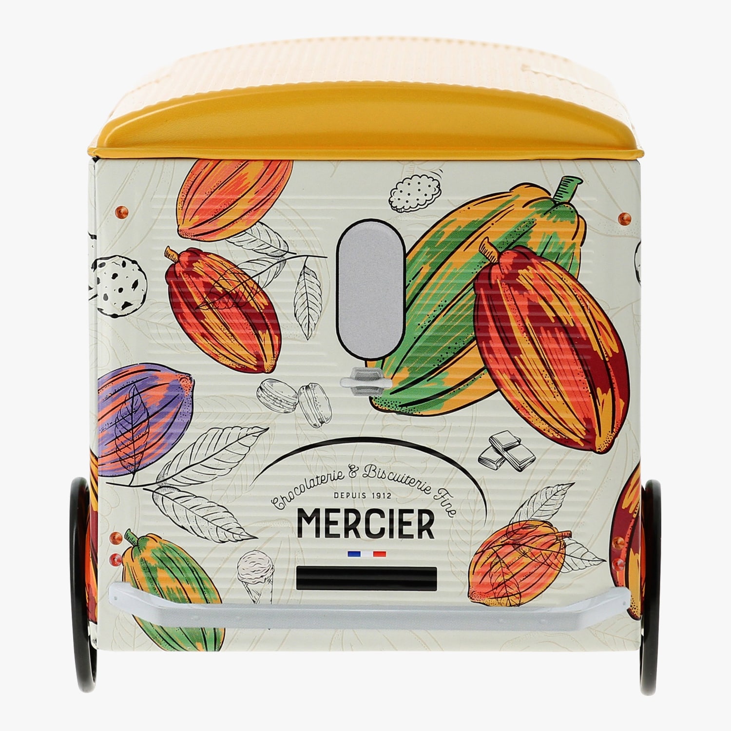 Metal Van-Shaped Tin - Chocolate Shortbread - Maison Mercier | La