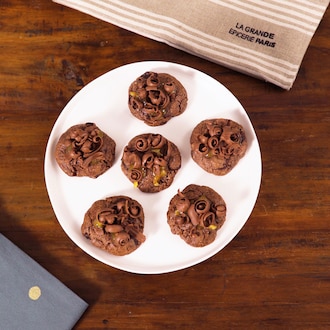 Cookies au chocolat et aux oranges confites, , hi-res title=Cookies au chocolat et aux oranges confites, 