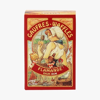 Gaufres flamandes rhum La Dunkerquoise