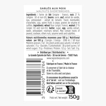 Les sablés aux noix La Grande Épicerie de Paris