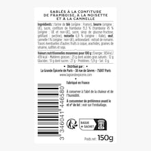 Les sablés Bredele à la confiture de framboise La Grande Épicerie de Paris