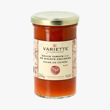 Sauce tomate bio de variété ancienne noire de Crimée Variette
