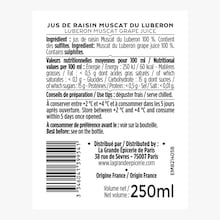 Jus de raisin Muscat de Hambourg La Grande Épicerie de Paris