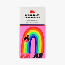 Tablette chocolat noir 71 % cacao biologique Le Chocolat des Fran&ccedil;ais
