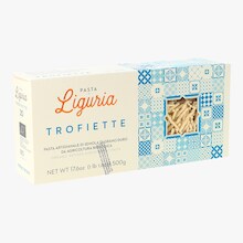Trofiette - P&acirc;tes &agrave; la semoule de bl&eacute; dur d'agriculture biologique Pasta di Liguria