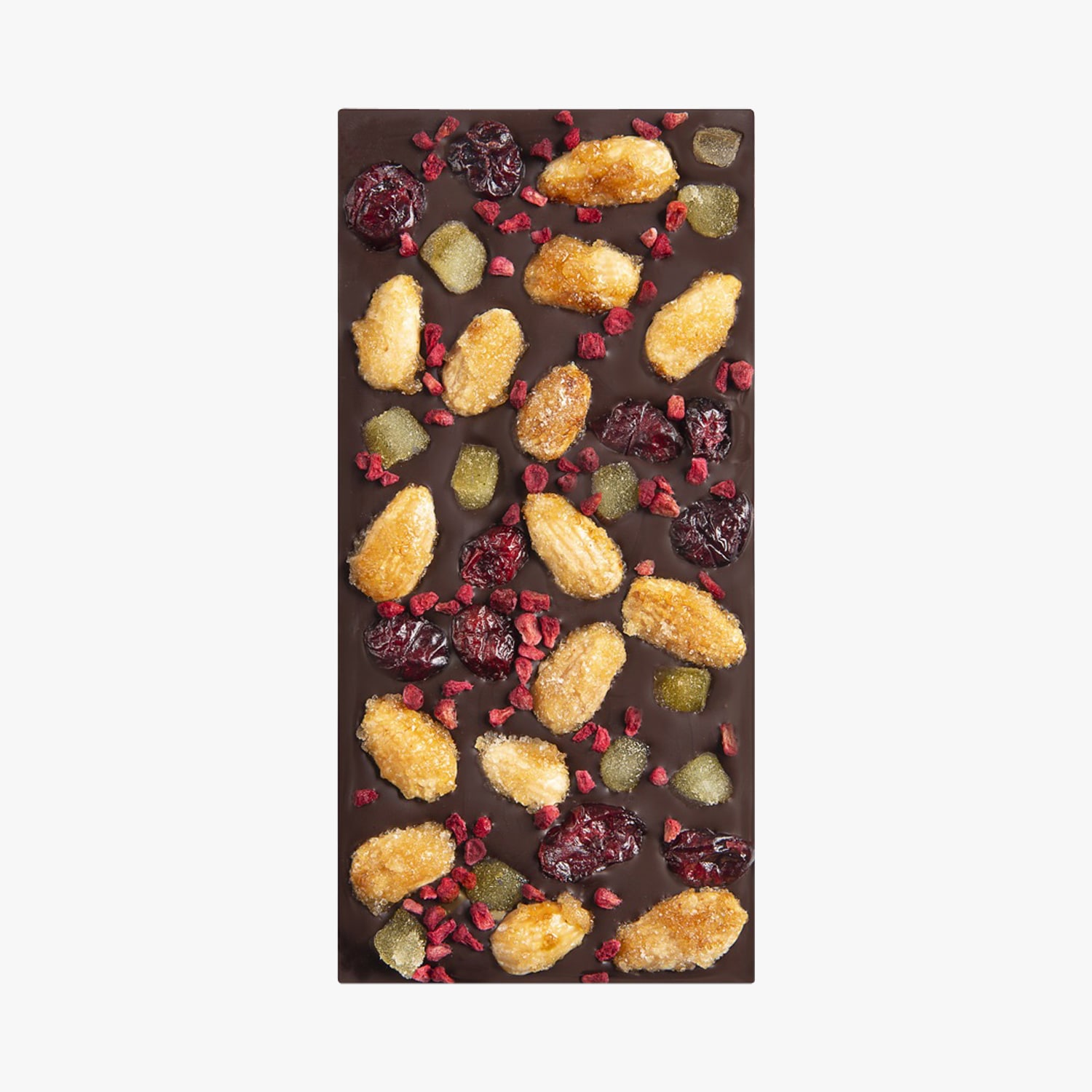 Tablette Gourmande Noir 72% Framboise & Cranberry Cluizel