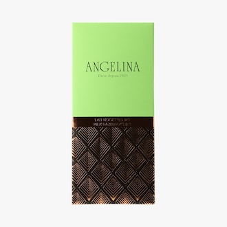Tablette de chocolat au lait et aux noisettes bio Angelina