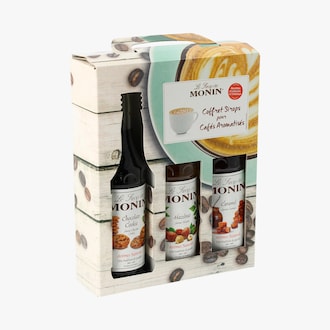 Coffret de 3 sirops pour cafés aromatisés Monin