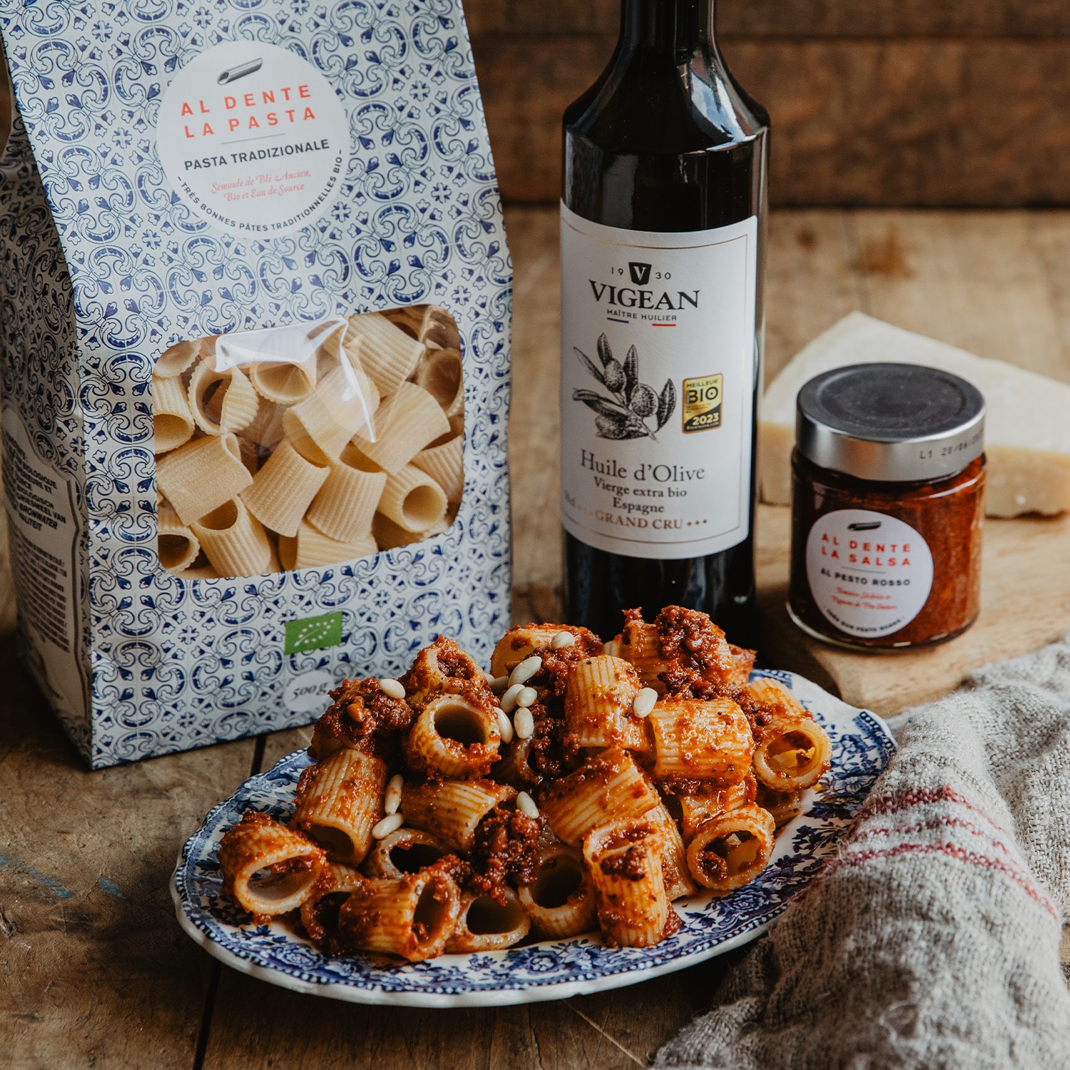 Pâtes Occhi di Lupo - Pasta di Gragnano IGP Al dente la salsa