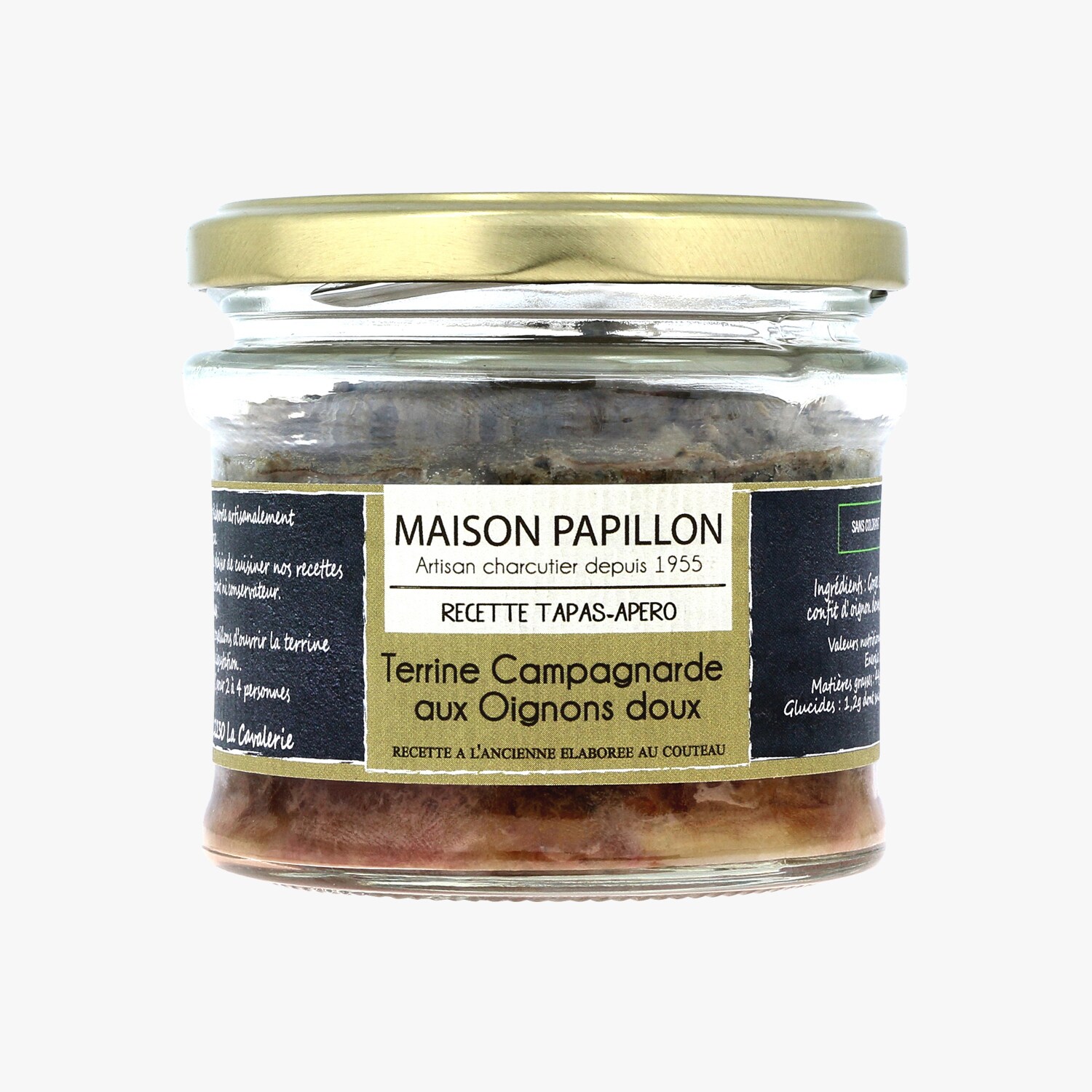 Terrine campagnarde aux oignons doux Maison Papillon