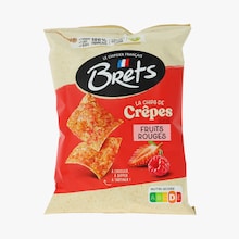 Chips de cr&ecirc;pes saveur fruits rouges Bret's