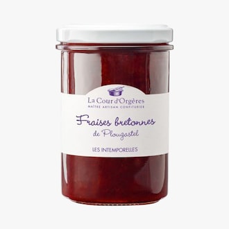 Confiture extra de fraises bretonnes de Plougastel La Cour d'Orgères