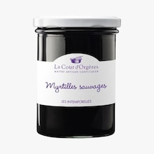 Confiture myrtilles sauvages du Massif central La Cour d'Orgères