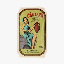 Sardines &agrave; l&rsquo;huile d&rsquo;olive et au citron Cantara