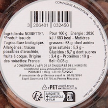 Noisette brute bio origine France Maison Naja