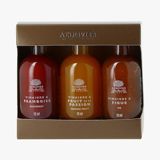 Coffret acidulé vinaigres & fruits A l'Olivier